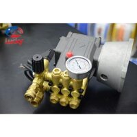 Đầu bơm rửa xe cao áp Lutian 18127 lắp mô tơ 3KW tua chậm 1450v/p
