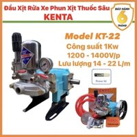 Đầu bơm xịt áp lực ty sứ KENTA 1 HP dùng cho rửa xe, và phun thuốc công nghiệp Bảo Hành 6 Tháng