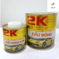 Dầu Bóng 2K Vàng Bộ 1Kg ( KHÔNG NGÃ VÀNG )