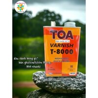 Dầu bóng gỗ nội thất cao cấp TOA Varnish T8000 850ml
