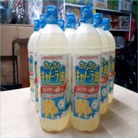 Dầu bông hoa cải Ajinomoto nội địa Nhật 1lit cho Bé & Mẹ - Tuổi Thơ Shop