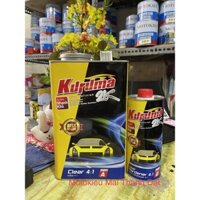 Dầu bóng kuruma 4:1 nhanh khô (sơn ôtô xe máy) Bộ lớn 3,4 Bóng+ 0.85L Cứng