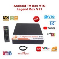 Đầu Box android TV Ram 2G ROM 16Gb Legend Box V11 Biến tivi thường thành Smart TV - Bảo hành 1 năm