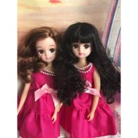 Đầu búp bê Licca tóc đen có mái - 190k
