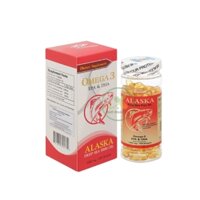 Dầu cá Alaska Deep Sea Fish Oil Omega 3 EPA & DHA hỗ trợ sức khỏe tim mạch, tăng cường thị lực, cải thiện trí nhớ Polvita (Lọ 100 viên)