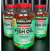 Dầu Cá Alaska Kirkland Signature Wild Alaskan Fish Oil 1400mg (230v) HÀNG GỬI VỀ