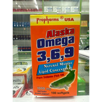 Dầu cá Alaska Omega 3,6,9 100 viên