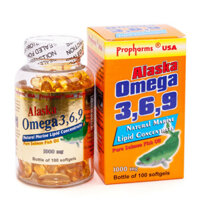 Dầu Cá Alaska omega 369 Dùng Cho Người Bị Mắc Bệnh Tim Mạch Cao Huyết Áp Xơ Vữa Động Mạch