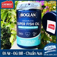 Dầu cá Bioglan Fish Oil 2000mg - 200 viên - Mẫu Mới