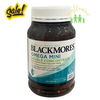 Dầu cá Blackmores Odourless Fish Oil 1000mg Blackmores Omega Mini Double Concentrate 400 viên của Úc