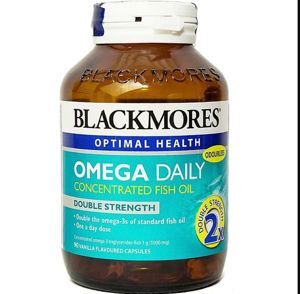 Dầu cá Blackmores Omega 3 Daily - bổ trợ tim mạch 90 Viên