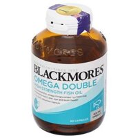 Dầu cá Blackmores Omega Double High Strength Fish Oil bổ sung Omega 3 (Chai 90 viên)