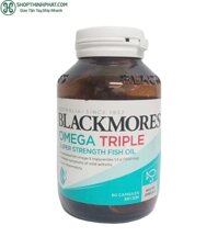 Dầu Cá Blackmores Omega Triple Của Úc, 60 viên