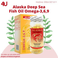 Dầu Cá Bổ Sung DHA,EPA- Alaska Deep Sea Fish Oil Omega 3-6-9