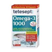 Dầu cá bổ sung Omega 3 Tetesept 80 viên