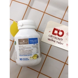 Dầu cá Cod Liver Fish Oil Bio Island - 90 viên