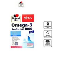 Dầu cá Đức Omega 3 Doppelherz  seefischol 1000mg + vitamin E 80 viên