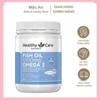 Dầu Cá Fish Oil 1000mg Omega 3 Healthy Care Úc (400 Viên)