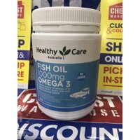 Dầu cá Fish Oil 1000mg Omega 3 400 viên [Úc] Healthy Care Fish Oil Omega 3 1000mg [Chính hãng] Date  2024