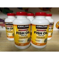 Dầu cá Fish oil Kirkland 1000mg - Mỹ