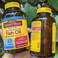 Dầu cá Fish Oil Nature Made 1400mg (1000mg Omega-3 ) - 130 viên