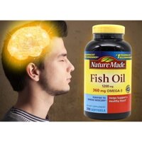 Dầu Cá Fish Oil Omega 3 Nature Made 1200mg nhập Mỹ