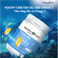 Dầu cá Fish oil Omega 3 Healthy Care - Fish Oil 1000mg Omega 3 400v (t10/2026- hàng sẵn)