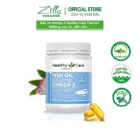 Dầu Cá Fish Oil Omega 3 Healthy Care của Úc hỗ trợ sức khỏe tim mạch, 400 viên