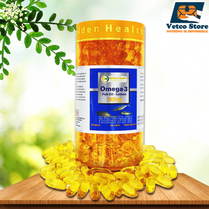 Dầu cá Golden Health Omega 3 Fish Oil 1000mg 365 viên