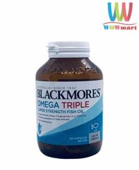 Dầu cá hàm lượng cao Blackmores Omega Triple Concentrated Fish Oil 60 viên