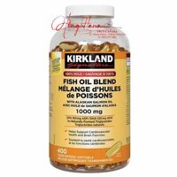 Dầu cá hoang dã Omega 3 1000mg – kirkland signature 100% wild fish oil – 400 viên- Order