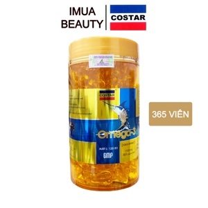 Viên nang mềm dầu cá Omega 3 Costar (1000mg x 365 Viên)