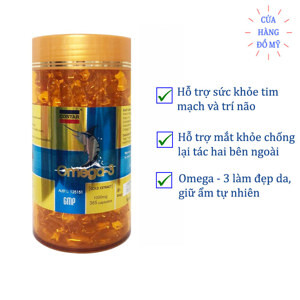 Viên nang mềm dầu cá Omega 3 Costar (1000mg x 365 Viên)