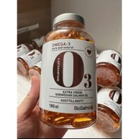 Dầu cá hồi  hộp 180 viên