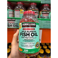 Dầu cá hồi Kirland Signature Wild Alaskan Fish Oil 1,400mg - 230 viên của Mỹ