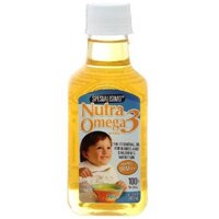 Dầu cá hồi Nutra Omega 3 ăn dặm cho bé chai 240 ml (từ 7 tháng)