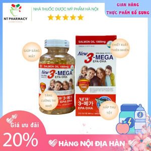 Dầu cá hồi omega 3 Canada hộp 300 viên 1000mg