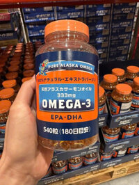 Dầu Cá Hồi Pure Alaska Omega-3 333mg EPA DHA – 540 Viên Nhật Bản