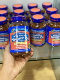 DẦU CÁ HỒI PURE ALASKA OMEGA 3 WILD ALASKAN SALMON OIL 1000mg 210 viên