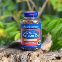 Dầu Cá Hồi Pure Alaska Omega Wild Alaskan Salmon Oil 1000mg 210 viên