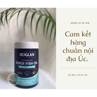 Dầu cá không mùi Bioglan Super Fish Oil 2000mg(chính hãng) 200 viên