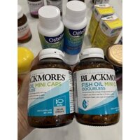 DẦU cá không mùi Blackmores Odourless Fish Oil Mini Caps 200 viên