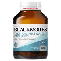 Dầu Cá Không Mùi Blackmores Odourless Fish Oil 200 Mini Caps ( 200-400 Viên )