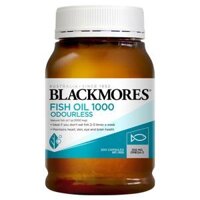 Dầu cá không mùi Blackmores Odourless Fish Oil 1000mg 200 viên (omega 3)- mẫu mới