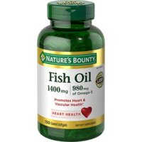 Dầu Cá Không Mùi Fish Oil 1400mg 980mg Omega-3 Nature’s Bounty