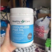 Dầu cá không mùi Healthy Care Odourless Fish Oil 2000mg