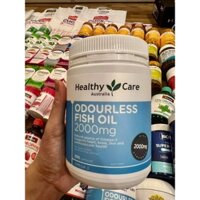 Dầu cá không mùi Healthy Care Odourless Fish Oil 2000mg