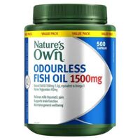 Dầu cá không mùi Nature’s Own Odourless Fish Oil 1500mg 500 viên