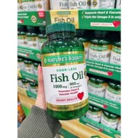 Dầu Cá Không Mùi Nature's Bounty Fish Oil 1400mg 130 Viên
