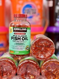 Dầu Cá Kirkland Wild Alaskan Fish Oil 1400mg